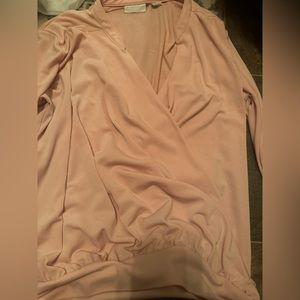 Pink medium New a York and Company beautiful Blouse